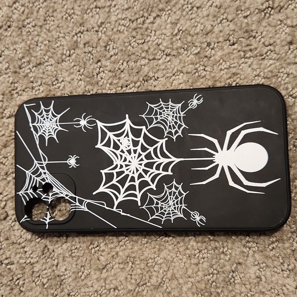 Black Spider Web Phone Case